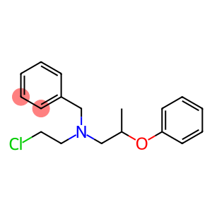 Benzenemethanamine, N-(2-chloroethyl)-N-(2-phenoxypropyl)-