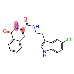 3-Isoquinolinecarboxamide,  N-[2-(5-chloro-1H-indol-3-yl)ethyl]-1,2-dihydro-1-oxo-