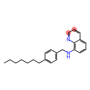 N-(4-Heptylbenzyl)quinolin-8-amine