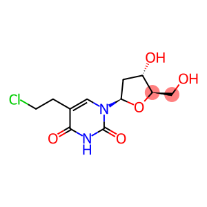 5-(2-chloroethyl)-1-[(2S,4S,5R)-4-hydroxy-5-(hydroxymethyl)oxolan-2-yl ]pyrimidine-2,4-dione