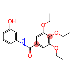 3,4,5-triethoxy-N-(3-hydroxyphenyl)benzamide