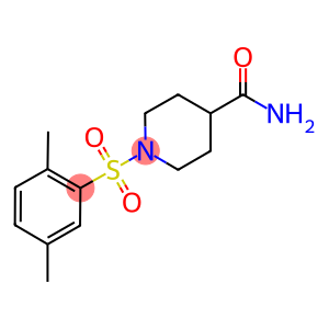 1-[(2,5-dimethylphenyl)sulfonyl]-4-piperidinecarboxamide