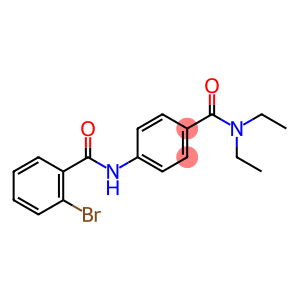 2-bromo-N-{4-[(diethylamino)carbonyl]phenyl}benzamide