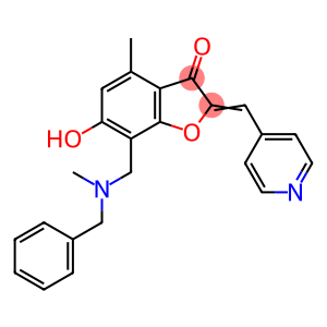 7-{[benzyl(methyl)amino]methyl}-6-hydroxy-4-methyl-2-(4-pyridinylmethylene)-1-benzofuran-3(2H)-one