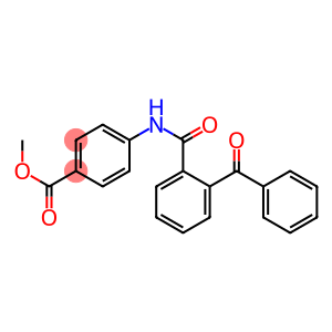 methyl 4-[(2-benzoylbenzoyl)amino]benzoate