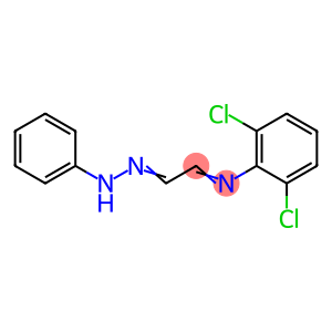 Acetaldehyde, 2-[(2,6-dichlorophenyl)imino]-, 2-phenylhydrazone