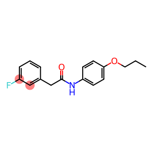 2-(3-fluorophenyl)-N-(4-propoxyphenyl)acetamide