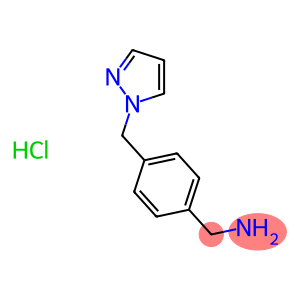 1-[4-(AMINOMETHYL)BENZYL]-1H-PYRAZOLE HYDROCHLORIDE, TECH4-(1H-PYRAZOL-1-YLMETHYL)BENZYLAMINE HYDROCHLORIDE,