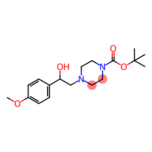 1-Piperazinecarboxylic acid, 4-[2-hydroxy-2-(4-methoxyphenyl)ethyl]-, 1,1-dimethylethyl ester