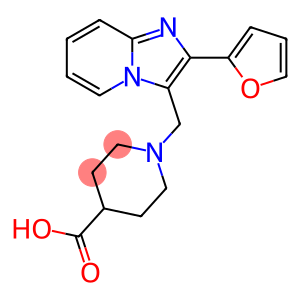 1-(2-FURAN-2-YL-IMIDAZO[1,2-A]PYRIDIN-3-YLMETHYL)-PIPERIDINE-4-CARBOXYLIC ACID