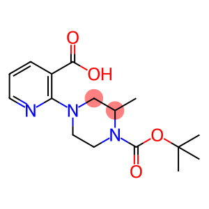 4-(3-CARBOXY-PYRIDIN-2-YL)-2-METHYL-PIPERAZINE-1-CARBOXYLIC ACID TERT-BUTYL ESTER