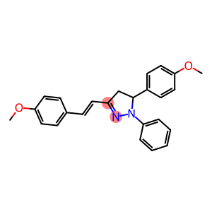 5-(4-methoxyphenyl)-3-[2-(4-methoxyphenyl)vinyl]-1-phenyl-4,5-dihydro-1H-pyrazole