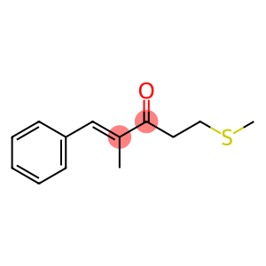 1-Penten-3-one, 2-methyl-5-(methylthio)-1-phenyl-, (1E)-