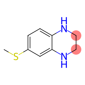 Quinoxaline, 1,2,3,4-tetrahydro-6-(methylthio)- (7CI)