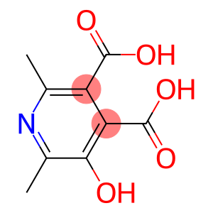 3,4-Pyridinedicarboxylic  acid,  5-hydroxy-2,6-dimethyl-