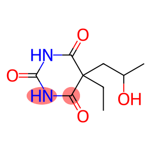2,4,6(1H,3H,5H)-Pyrimidinetrione, 5-ethyl-5-(2-hydroxypropyl)-