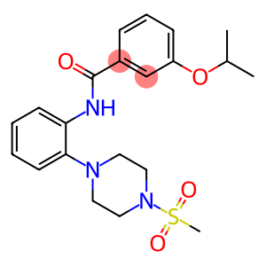 Benzamide, 3-(1-methylethoxy)-N-[2-[4-(methylsulfonyl)-1-piperazinyl]phenyl]-