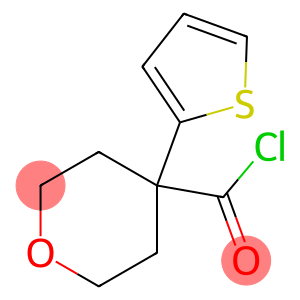 4-Thien-2-yltetrahydro-2H-pyran-4-carbonyl chloride 97%