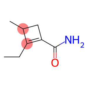 1-Cyclobutene-1-carboxamide,2-ethyl-3-methyl-(7CI)