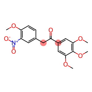 2-(4-methoxy-3-nitrophenyl)-1-(3,4,5-trimethoxyphenyl)ethanone