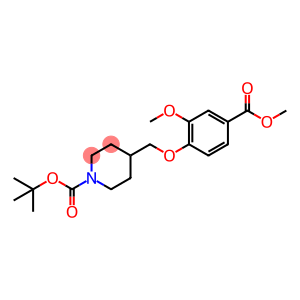 tert-Butyl 4-[2-methoxy-4-(methoxycarbonyl)-phenoxymethyl]piperidine-1-carboxylate