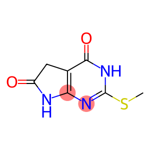 3H-Pyrrolo[2,3-d]pyrimidine-4,6-dione,5,7-dihydro-2-(methylthio)-