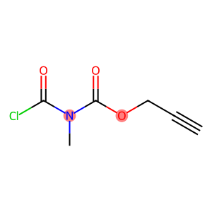 Dicarbamic chloridecarbamic chloride, N-methyl-, 2-propyn-1-yl ester