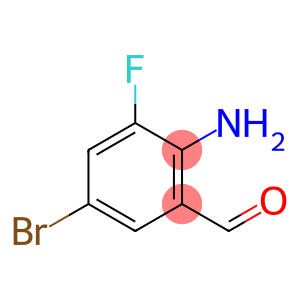 Benzaldehyde, 2-amino-5-bromo-3-fluoro-