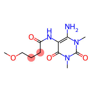 Butanamide,  N-(6-amino-1,2,3,4-tetrahydro-1,3-dimethyl-2,4-dioxo-5-pyrimidinyl)-4-methoxy-