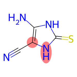 1H-Imidazole-4-carbonitrile,  5-amino-2,3-dihydro-2-thioxo-