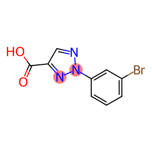2H-1,2,3-Triazole-4-carboxylic acid, 2-(3-bromophenyl)-