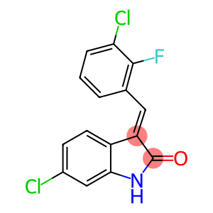 (E)-6-chloro-3-(3-chloro-2-fluorobenzylidene)indolin-2-one