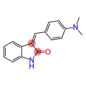 (3Z)-3-[[4-(dimethylamino)phenyl]methylidene]-1H-indol-2-one