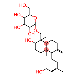 (1S,8aβ)-Decahydro-1,4aα-dimethyl-6-methylene-1β-[(β-D-glucopyranosyloxy)methyl]-5α-[(E)-5-hydroxy-3-methyl-3-pentenyl]naphthalen-2α-ol