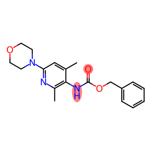 Carbamic acid, N-[2,4-dimethyl-6-(4-morpholinyl)-3-pyridinyl]-, phenylmethyl ester