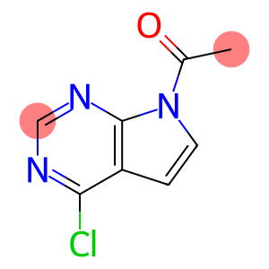 Ethanone, 1-(4-chloro-7H-pyrrolo[2,3-d]pyrimidin-7-yl)-