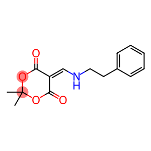 2,2-DIMETHYL-5-(((2-PHENYLETHYL)AMINO)METHYLENE)-1,3-DIOXANE-4,6-DIONE