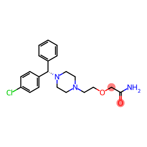 2-(2-{4-[(S)-(4-chlorophenyl)(phenyl)methyl]piperazin-1-yl}ethoxy)acetamide