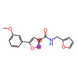 3-Isoxazolecarboxamide, N-(2-furanylmethyl)-5-(3-methoxyphenyl)-