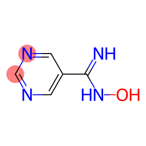 5-Pyrimidinecarboximidamide, N-hydroxy- (9CI)