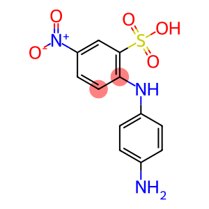 2-(4-Aminoanilino)-5-nitrobenzenesulphonic acid