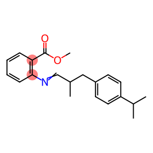 methyl 2-[[2-methyl-3-[4-(1-methylethyl)phenyl]propylidene]amino]benzoate