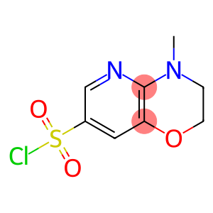 3,4-Dihydro-4-methyl-2H-pyrido[3,2-b][1,4]oxazine-7-sulphonyl chloride