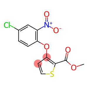 METHYL 3-(4-CHLORO-2-NITROPHENOXY)THIOPHENE-2-CARBOXYLATE