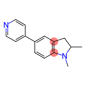 1,2-DIMETHYL-5-(4-PYRIDINYL)INDOLINE