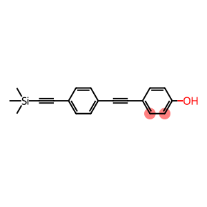 4-((4-((Trimethylsilyl)ethynyl)-phenyl)ethynyl)phenol