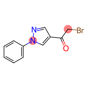 2-溴-1-(1-苯基-1H-吡唑-4-基)乙酮