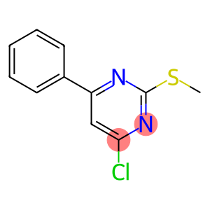 Pyrimidine, 4-chloro-2-(methylthio)-6-phenyl-