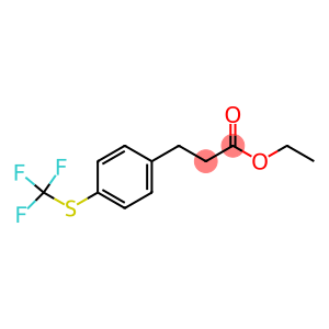 3-(4-TRIFLUOROMETHYLSULFANYL-PHENYL)-PROPIONIC ACID ETHYL ESTER