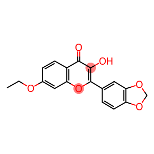 4H-1-BENZOPYRAN-4-ONE, 2-(1,3-BENZODIOXOL-5-YL)-7-ETHOXY-3-HYDROXY-